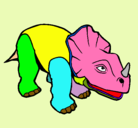 Dibujo Triceratops II pintado por roxilandia