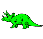 Dibujo Triceratops pintado por aaron-andres