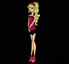 Dibujo Barbie Fashionista 6 pintado por charito