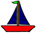 Dibujo Barco velero pintado por dianajul