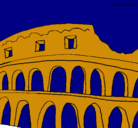 Dibujo Coliseo pintado por nooooooooooo