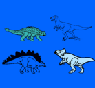 Dibujo Dinosaurios de tierra pintado por kahiri