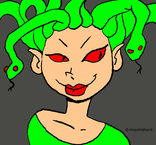 Mujer medusa