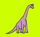 Dibujo Braquiosaurio pintado por Surhy