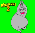 Dibujo Madagascar 2 Gloria pintado por JosS