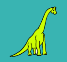 Dibujo Braquiosaurio pintado por mchex