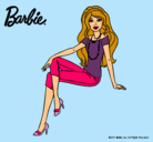 Dibujo Barbie moderna pintado por ponponxD