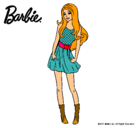 Dibujo Barbie veraniega pintado por jordina