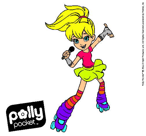 Dibujo Polly Pocket 2 pintado por july_