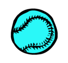 Dibujo Pelota de béisbol pintado por abkkgnjkbnbn