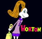 Dibujo Horton - Sally O'Maley pintado por martulina