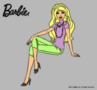 Dibujo Barbie moderna pintado por KRAZ