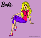 Dibujo Barbie moderna pintado por lapicita