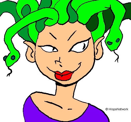 Mujer medusa