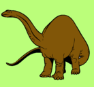 Dibujo Braquiosaurio II pintado por kennycheco