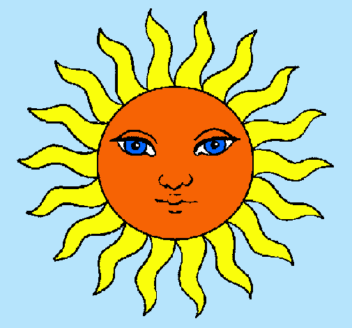 Dibujo Sol pintado por Luisareina