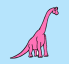 Dibujo Braquiosaurio pintado por josenin