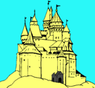 Dibujo Castillo medieval pintado por jimena7