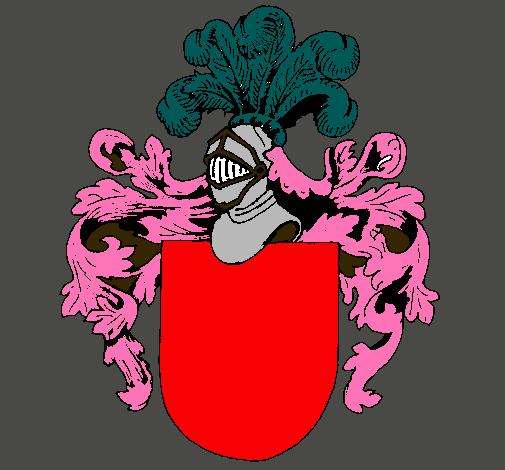 Escudo de armas y casco