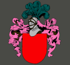 Dibujo Escudo de armas y casco pintado por 888mario