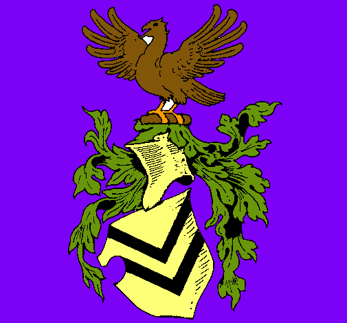 Escudo de armas y aguila 