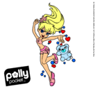 Dibujo Polly Pocket 14 pintado por esponja