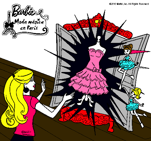 El vestido mágico de Barbie