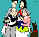 Dibujo Familia pintado por Anabelen