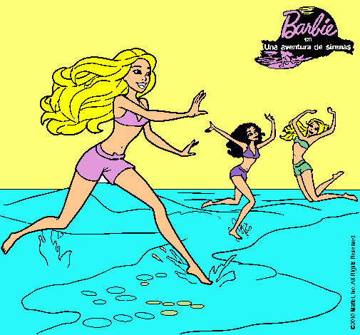 Barbie de regreso a la playa