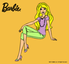 Dibujo Barbie moderna pintado por sharky