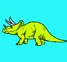 Dibujo Triceratops pintado por Maykers