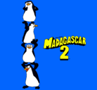 Dibujo Madagascar 2 Pingüinos pintado por bentenison