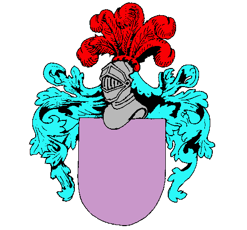 Escudo de armas y casco