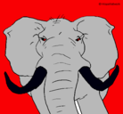 Dibujo Elefante africano pintado por Jairito