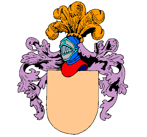 Escudo de armas y casco