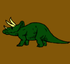 Dibujo Triceratops pintado por joquin123