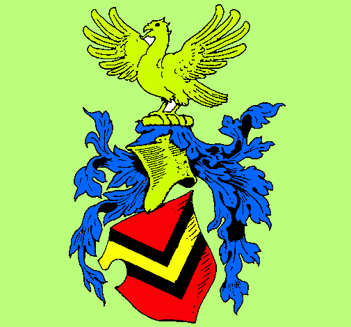 Escudo de armas y aguila 