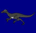 Dibujo Velociraptor pintado por fatima