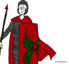 Dibujo Soldado romano II pintado por osba