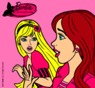 Dibujo Barbie sorprendida pintado por Cosholatee