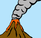 Dibujo Volcán pintado por Yaamii