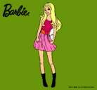 Dibujo Barbie veraniega pintado por maka