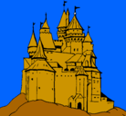 Dibujo Castillo medieval pintado por unai11