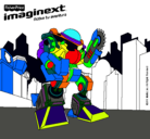 Dibujo Imaginext 4 pintado por jerome