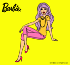 Dibujo Barbie moderna pintado por llenni