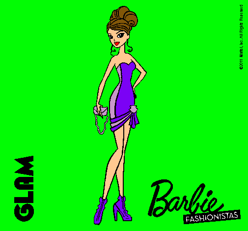 Dibujo Barbie Fashionista 5 pintado por Periwinkle