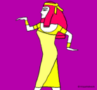 Dibujo Bailarina egipcia  pintado por Fofinha