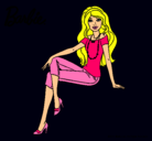 Dibujo Barbie moderna pintado por ylenia
