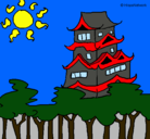 Dibujo Casa japonesa pintado por Jacky