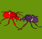 Dibujo Escarabajos pintado por patyfer